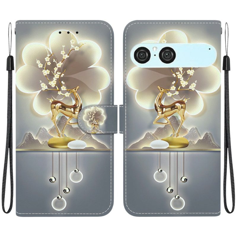 Lederhüllen Sony Xperia 10 Vii Hirsche