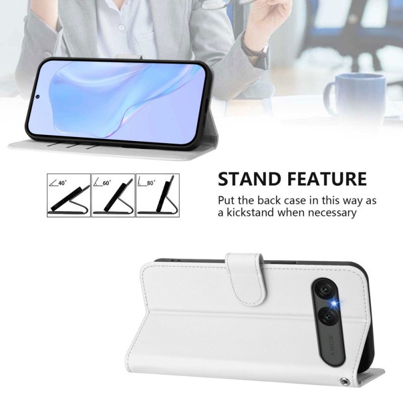 Lederhüllen Sony Xperia 10 Vii Kunstleder