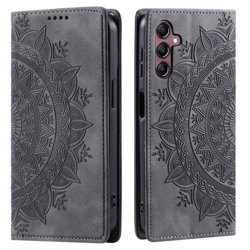Flip Case Für Samsung Galaxy A17 4g / 5g Mandala-wildlederoptik