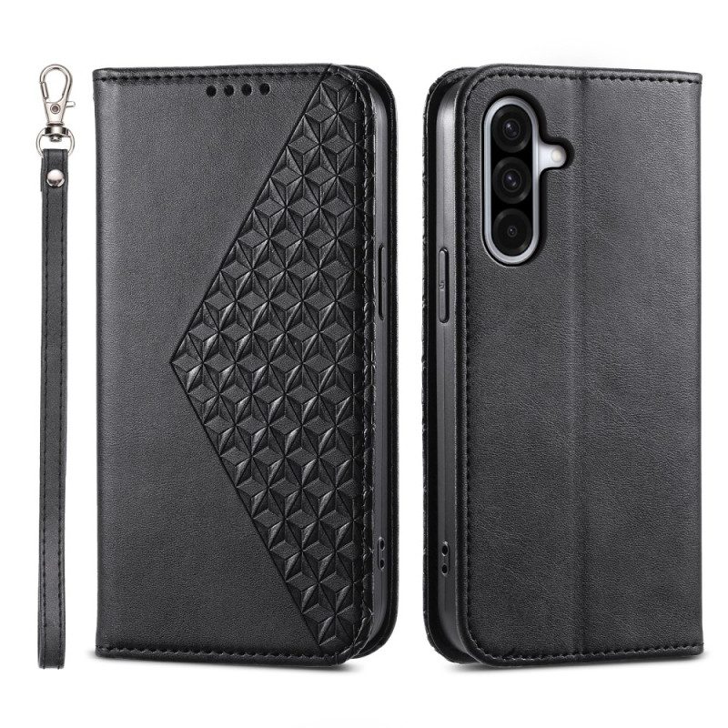 Flip Case Für Samsung Galaxy A17 4g / 5g Rautenmuster
