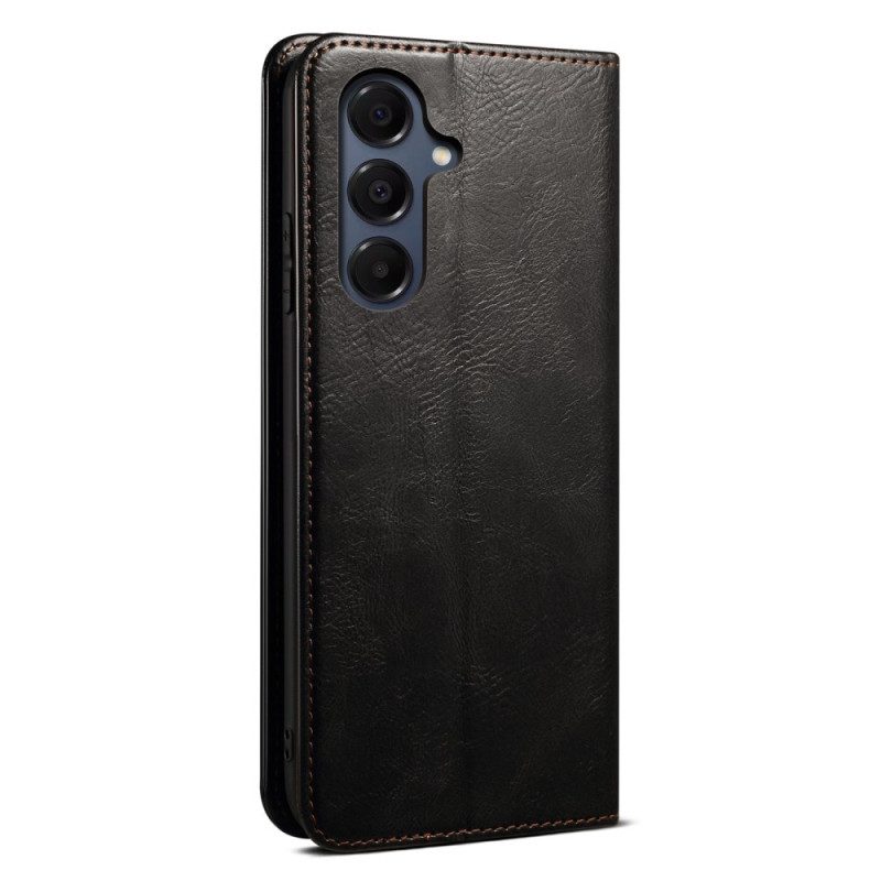 Flip Case Samsung Galaxy A17 4g / 5g Handyhülle Gewachstes Kunstleder