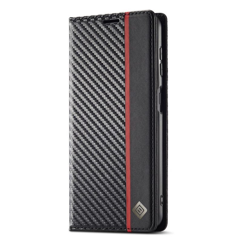 Flip Case Samsung Galaxy A17 4g / 5g Handyhülle Lc.imeeke Carbonfaser