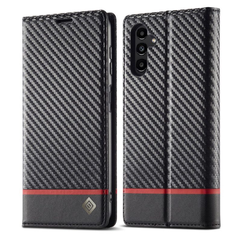 Flip Case Samsung Galaxy A17 4g / 5g Handyhülle Lc.imeeke Carbonfaser