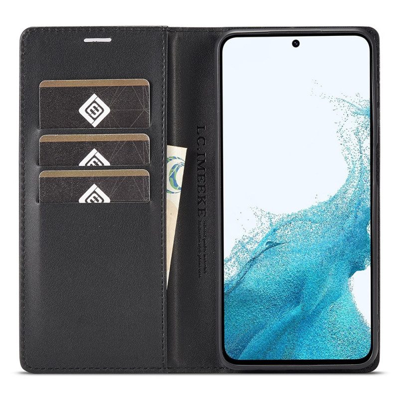 Flip Case Samsung Galaxy A17 4g / 5g Handyhülle Lc.imeeke Carbonfaser