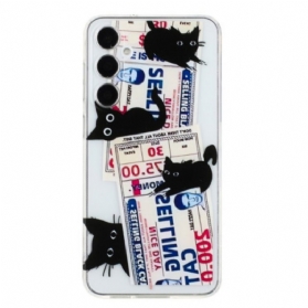 Hülle Für Samsung Galaxy A17 4g / 5g 4 Schwarze Katzen