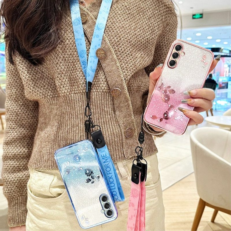 Hülle Für Samsung Galaxy A17 4g / 5g Kadem Strass-ringbänder