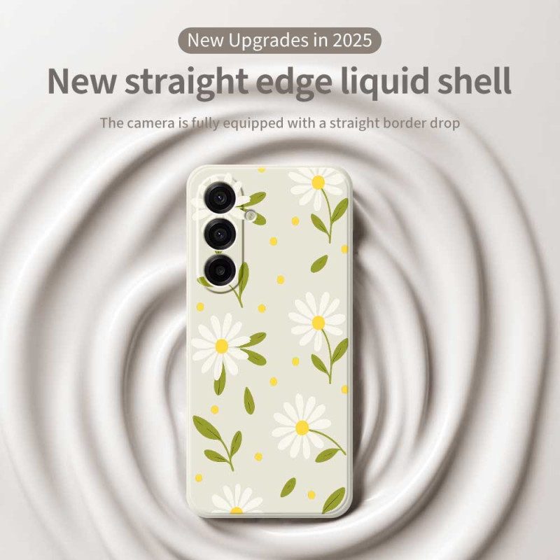 Hülle Für Samsung Galaxy A17 4g / 5g Weiße Blumen