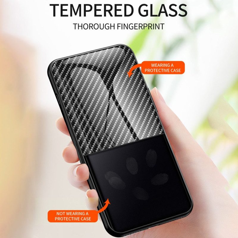 Hülle Samsung Galaxy A17 4g / 5g Gehärtetes Glas In Kohlefaseroptik