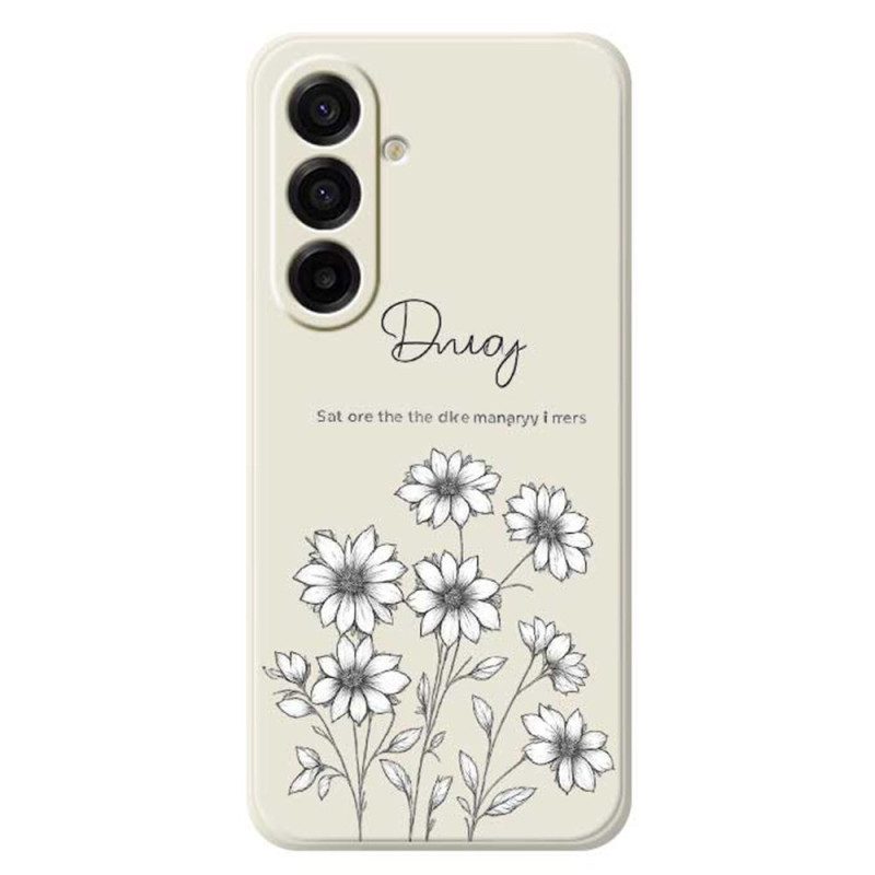 Hülle Samsung Galaxy A17 4g / 5g Handyhülle Grafische Blumen