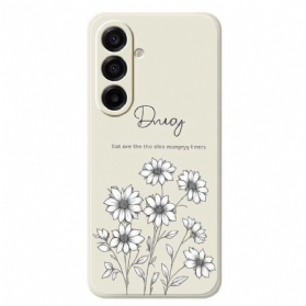 Hülle Samsung Galaxy A17 4g / 5g Handyhülle Grafische Blumen