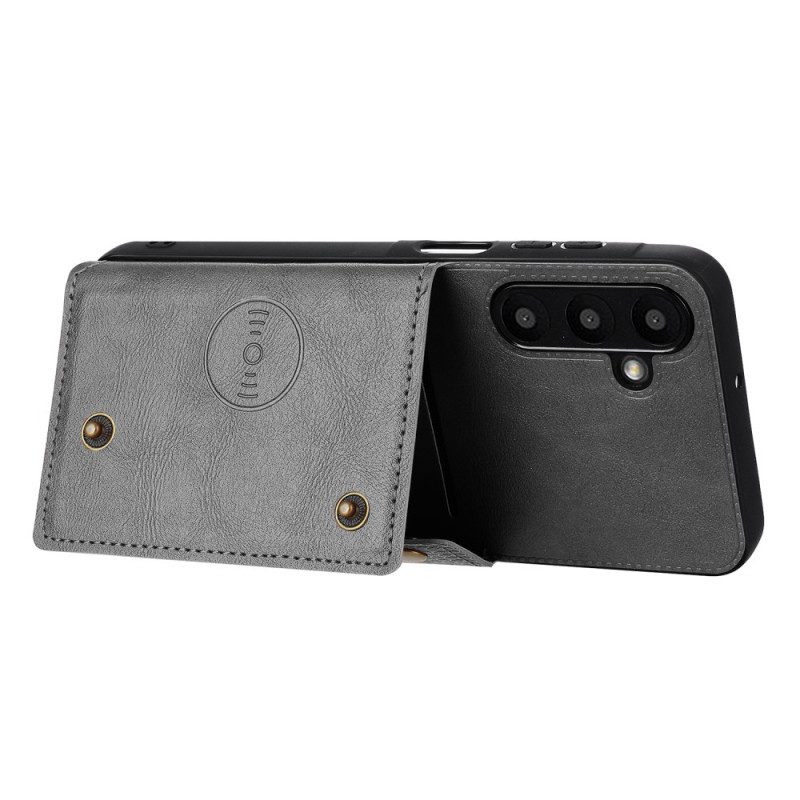 Hülle Samsung Galaxy A17 4g / 5g Handyhülle Kartenhalter In Lederoptik