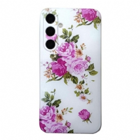 Hülle Samsung Galaxy A17 4g / 5g Handyhülle Liberty-blumen