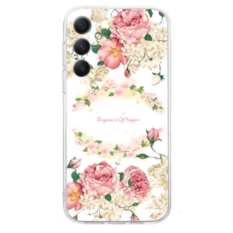 Hülle Samsung Galaxy A17 4g / 5g Handyhülle Vintage-rosen