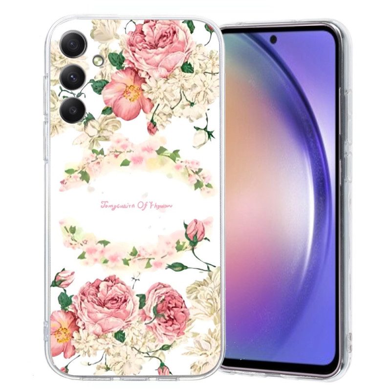 Hülle Samsung Galaxy A17 4g / 5g Handyhülle Vintage-rosen