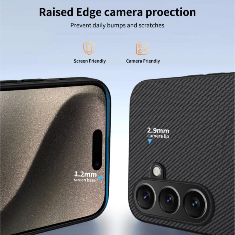 Hülle Samsung Galaxy A17 4g / 5g Magnetisch Aus Kohlefaser