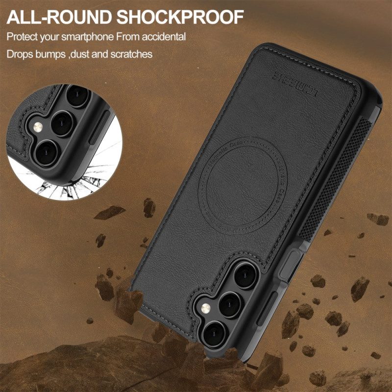 Hülle Samsung Galaxy A17 4g / 5g Magnetischer Und Abnehmbarer Kartenhalter