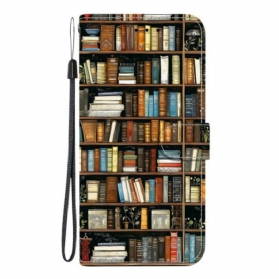 Lederhüllen Für Samsung Galaxy A17 4g / 5g Bibliothek