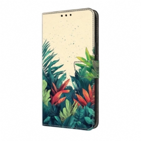 Lederhüllen Für Samsung Galaxy A17 4g / 5g Blätter