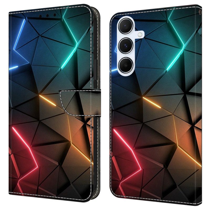 Lederhüllen Für Samsung Galaxy A17 4g / 5g Lichtrisse