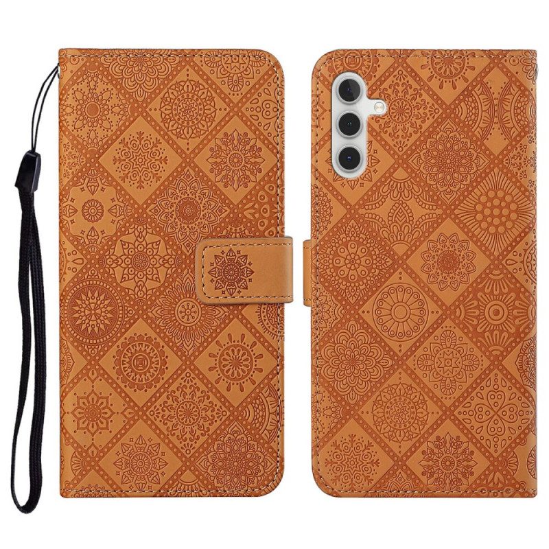 Lederhüllen Für Samsung Galaxy A17 4g / 5g Patchwork
