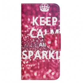 Lederhüllen Für Samsung Galaxy A17 4g / 5g Ruhe Bewahren Und Glänzen