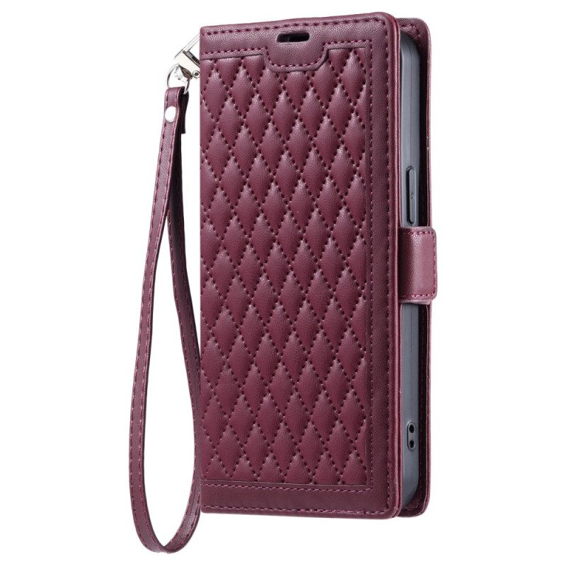 Lederhüllen Für Samsung Galaxy A17 4g / 5g Vintage-steppung