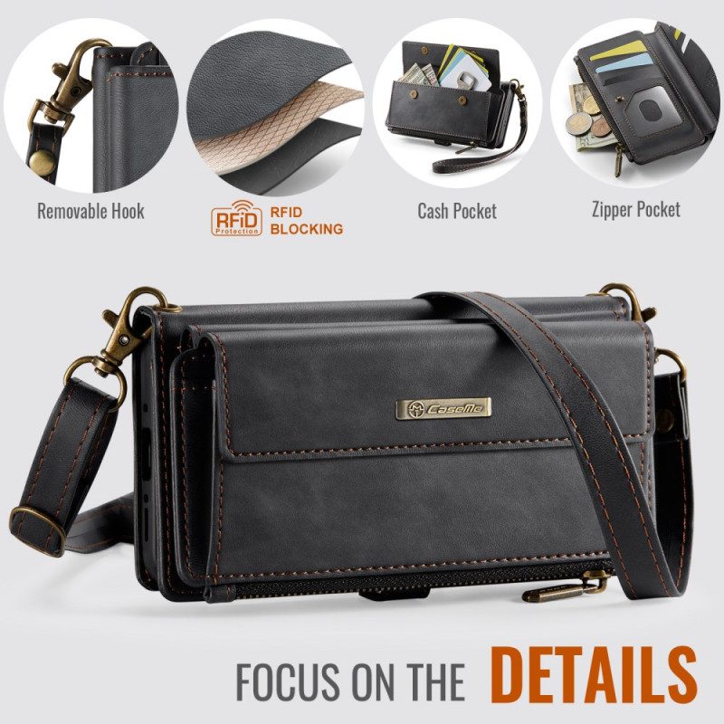 Lederhüllen Samsung Galaxy A17 4g / 5g Caseme Geldbörse In Wildlederoptik