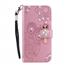Lederhüllen Samsung Galaxy A17 4g / 5g Eulenmotiv