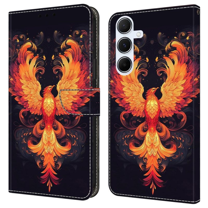 Lederhüllen Samsung Galaxy A17 4g / 5g Feuervogel