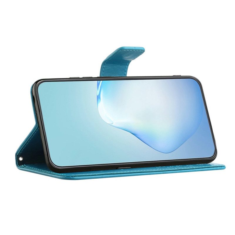 Lederhüllen Samsung Galaxy A17 4g / 5g Handyhülle Baum Und Eulen