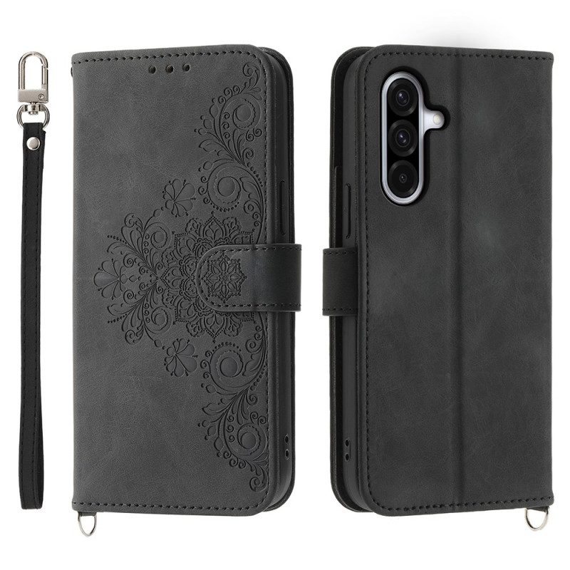 Lederhüllen Samsung Galaxy A17 4g / 5g Handyhülle Geldbörse In Wildlederoptik