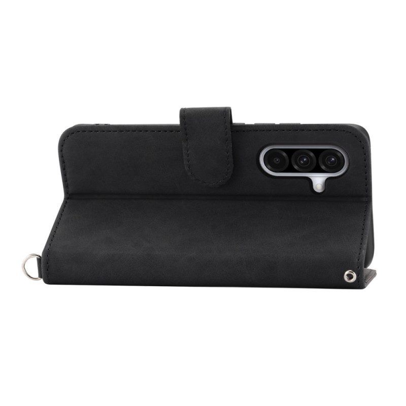 Lederhüllen Samsung Galaxy A17 4g / 5g Handyhülle Geldbörse In Wildlederoptik