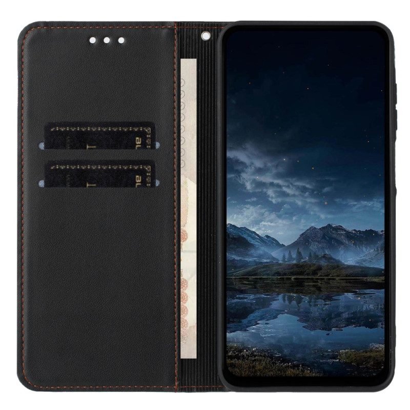 Lederhüllen Samsung Galaxy A17 4g / 5g Handyhülle Streifen