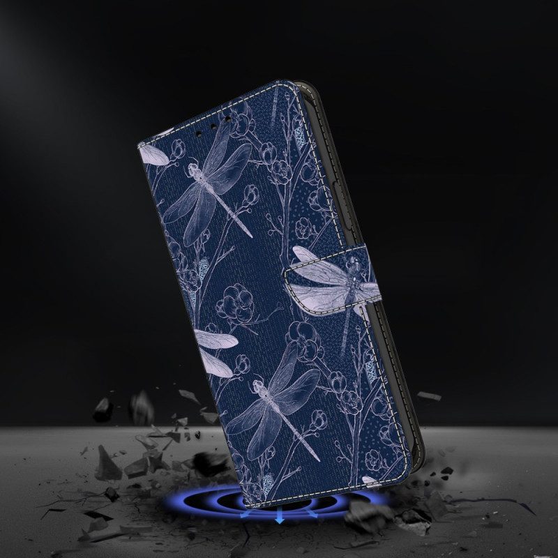 Lederhüllen Samsung Galaxy A17 4g / 5g Libellenmuster