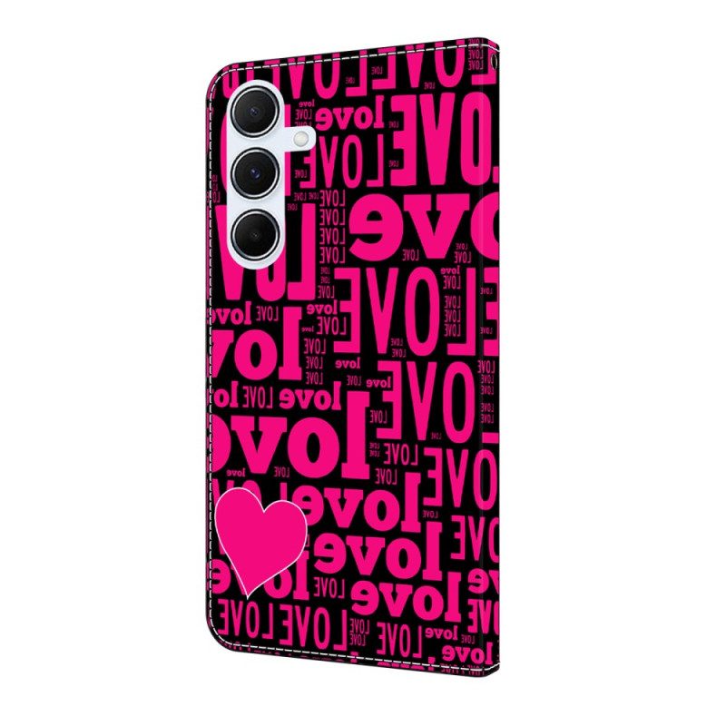 Lederhüllen Samsung Galaxy A17 4g / 5g Liebe