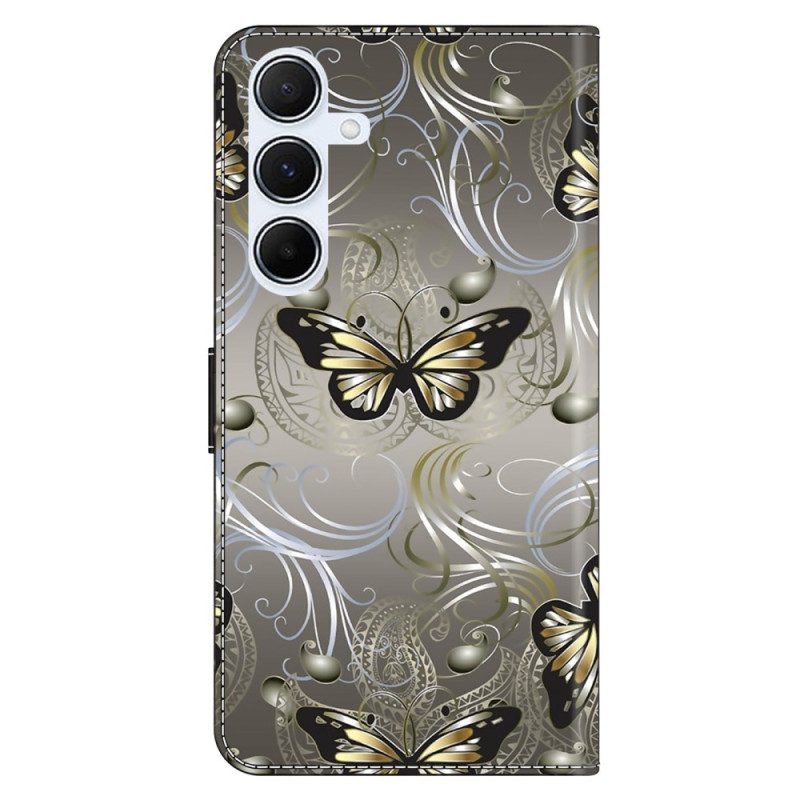 Lederhüllen Samsung Galaxy A17 4g / 5g Spitzenfalter