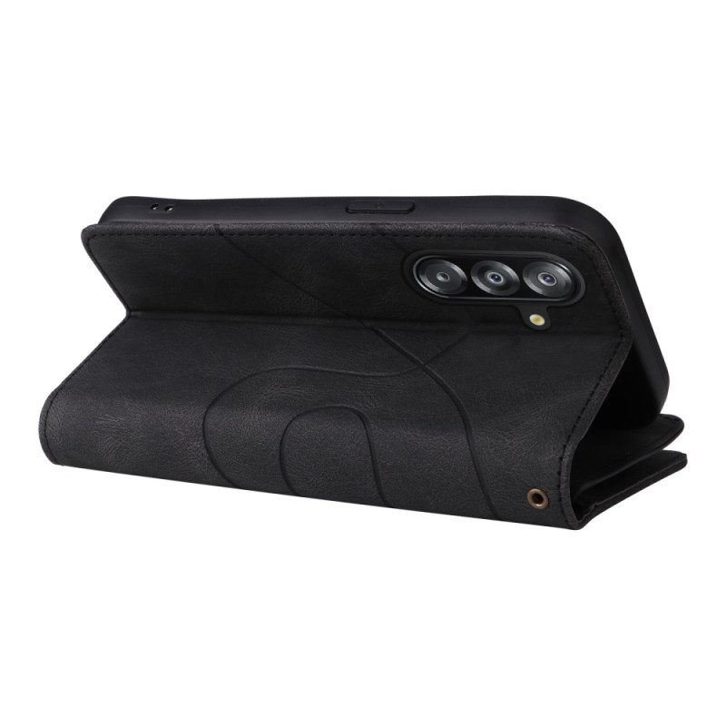 Lederhüllen Samsung Galaxy A17 4g / 5g Wellenmuster Geldbörse