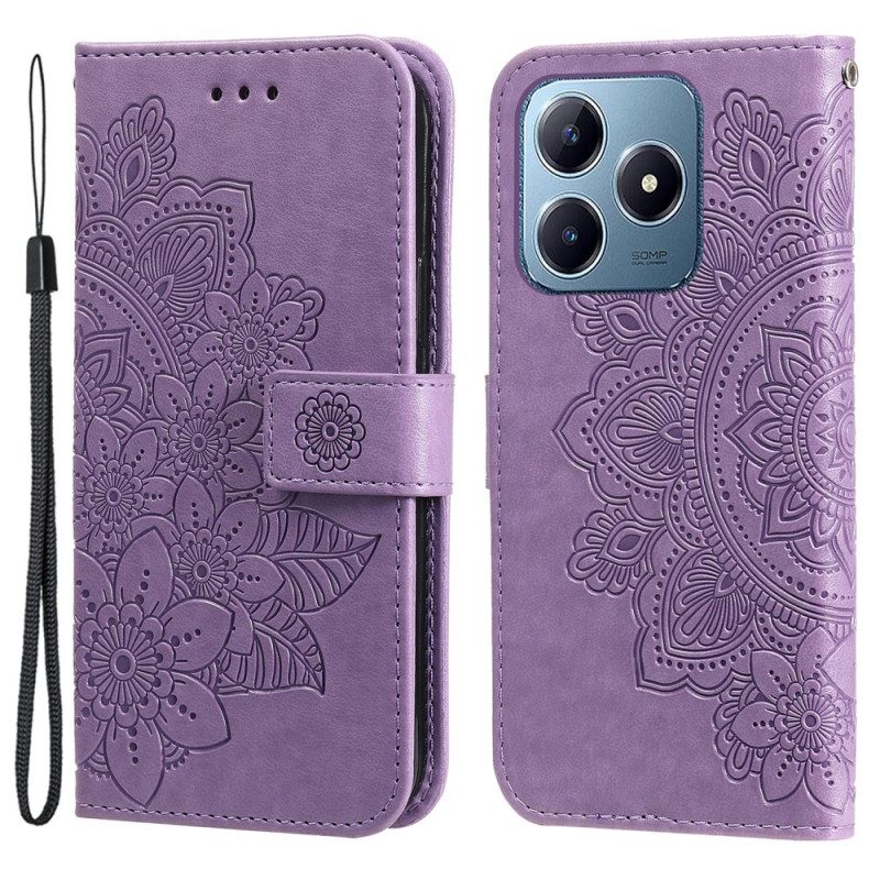 Lederhüllen Realme Note 60 Handyhülle Mandala-print