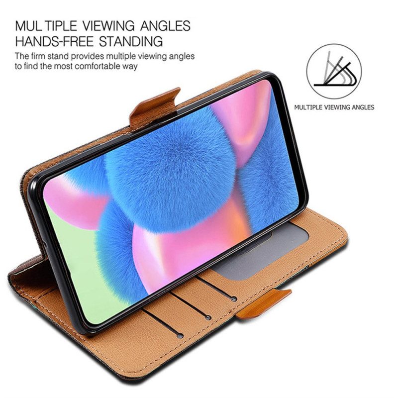 Lederhüllen Realme Note 60 Handyhülle Zweifarbig