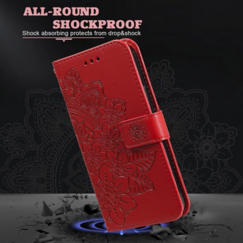 Flip Case Für Oppo A94 5G Blumen-mandala