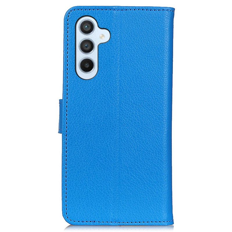 Lederhüllen Samsung Galaxy S24 Fe Traditionelles Kunstleder