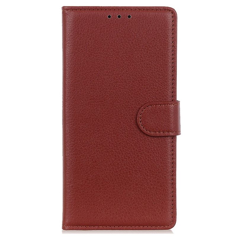 Flip Case Für Samsung Galaxy S23 Plus 5G Traditionelles Kunstleder