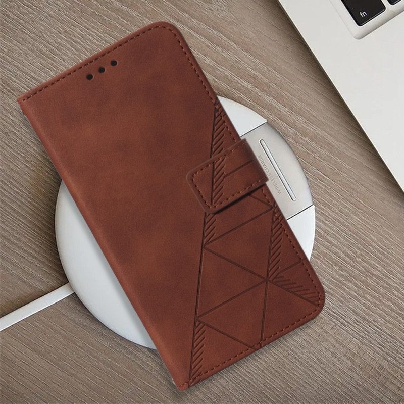 Flip Case Für Sony Xperia 5 IV Mit Kordel Riemendreiecke