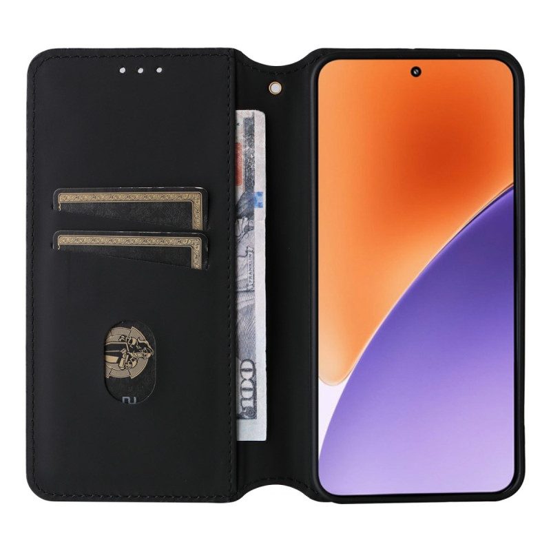 Flip Case Xiaomi 15 Handyhülle Geldbörse Mit 3d-diamanten