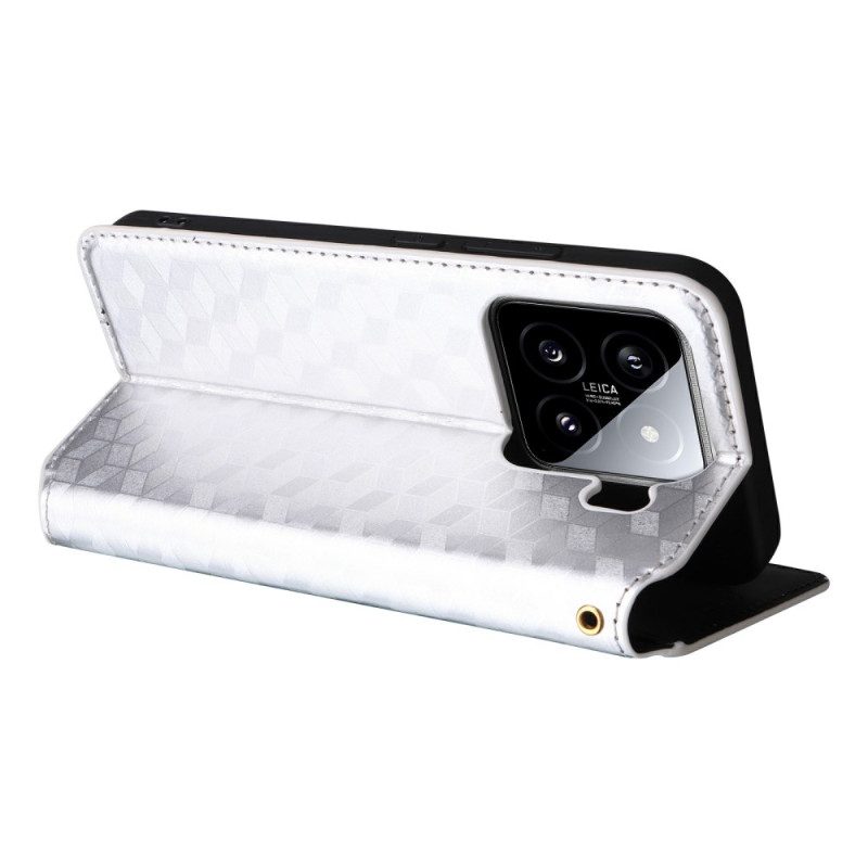 Flip Case Xiaomi 15 Handyhülle Geldbörse Mit 3d-diamanten