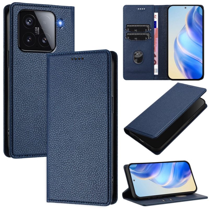 Flip Case Xiaomi 15 Handyhülle Rfid-blockierende Lederoptik