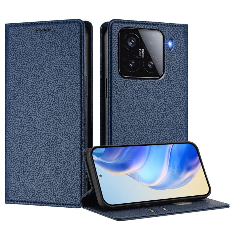 Flip Case Xiaomi 15 Handyhülle Rfid-blockierende Lederoptik