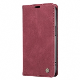 Flip Case Xiaomi 15 Handyhülle Yikatu Wildleder-effekt