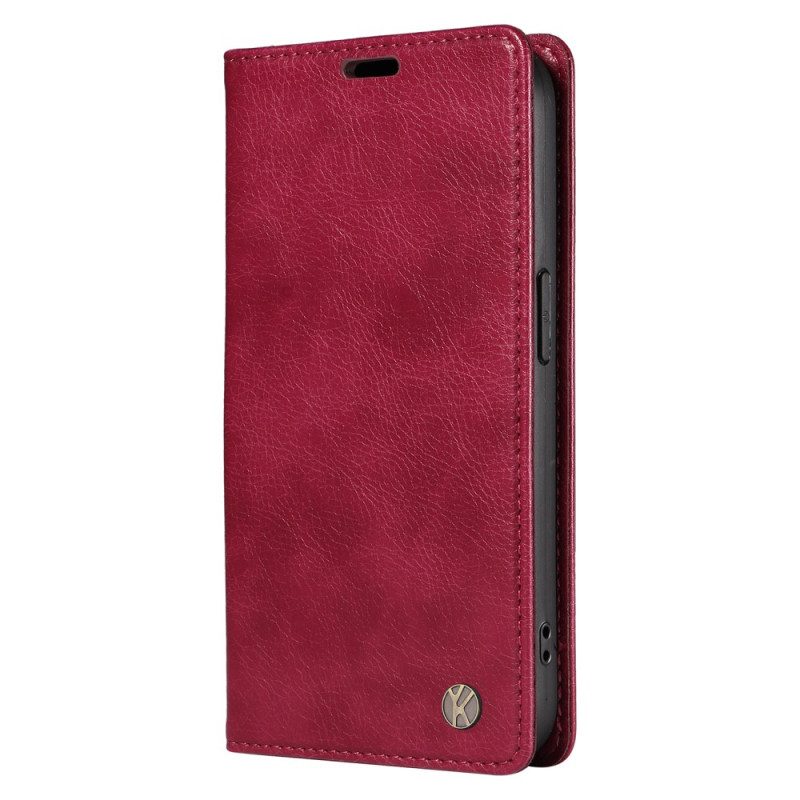 Flip Case Xiaomi 15 Yikatu Vintage-stil