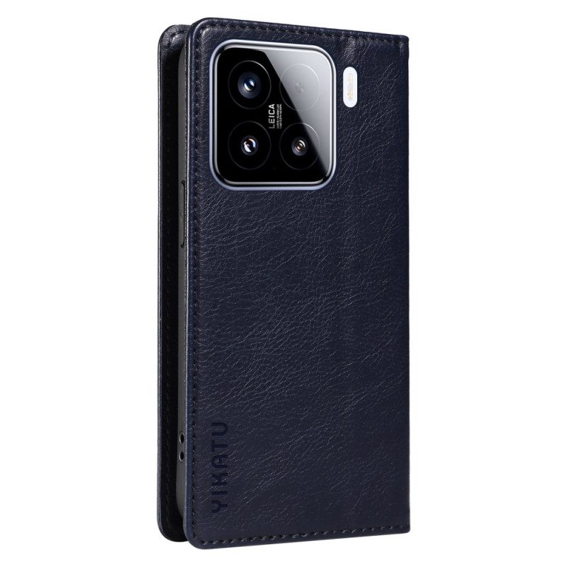 Flip Case Xiaomi 15 Yikatu Vintage-stil